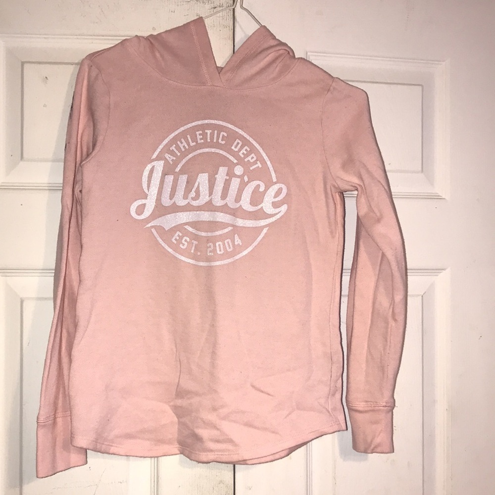 Girl’s Glittered Justice Hoodie